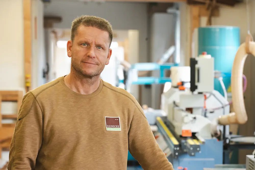 Reinecke Holzbearbeitung Mitarbeiter Uwe Müller