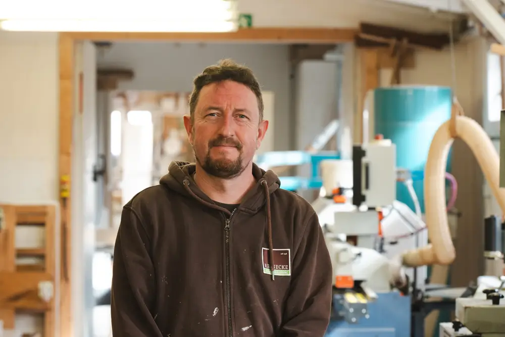 Reinecke Holzbearbeitung Mitarbeiter Marko von Hoff