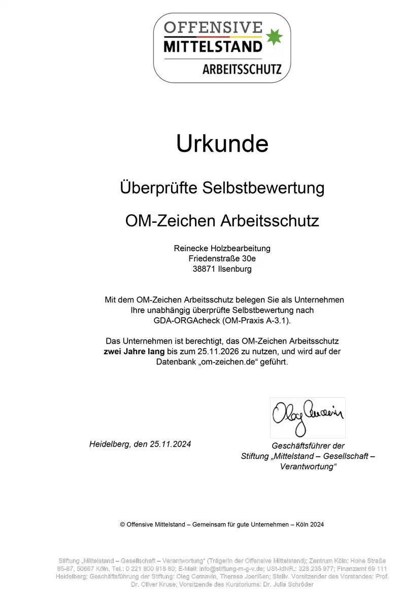 Urkunde_Arbeitsschutz